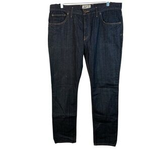 Roots Jeans Dark Wash Denim Straight Leg Classic Fit Five Pocket Size 38x33